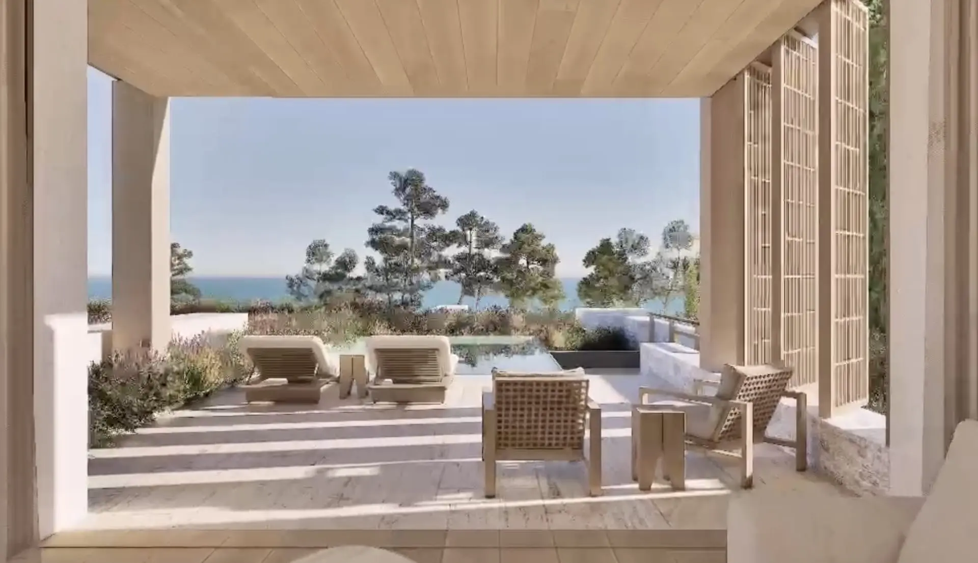 Large terrace